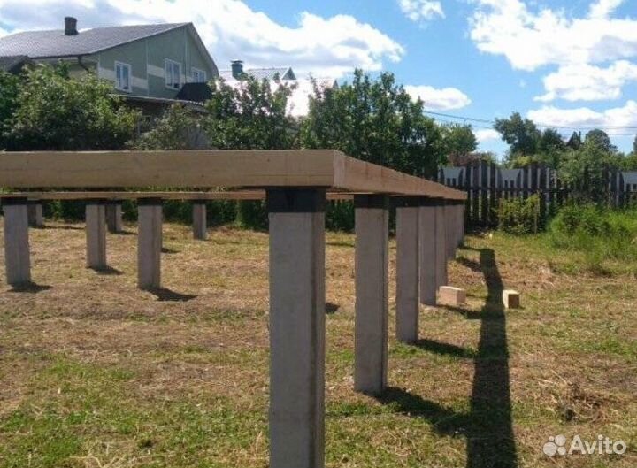 Железобетонные сваи для дома под ключ