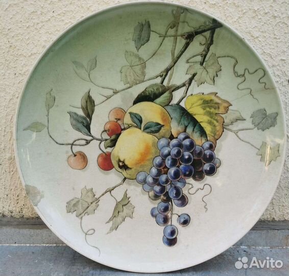 19 век villeroy boch mettlach. Настенная тарелка