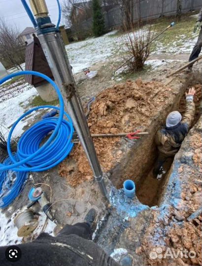 Чистка скважин /Ремонт замена насосов