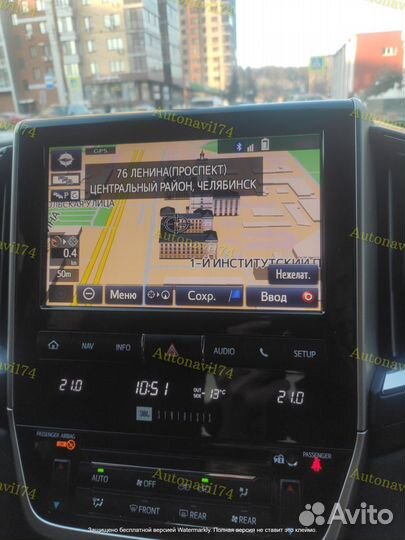 2022-2023 v2 Новая карточка навигации Toyota LC200