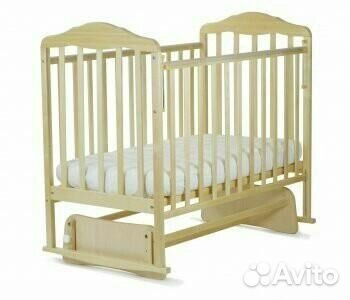 Кроватка детская с поперечным маятником