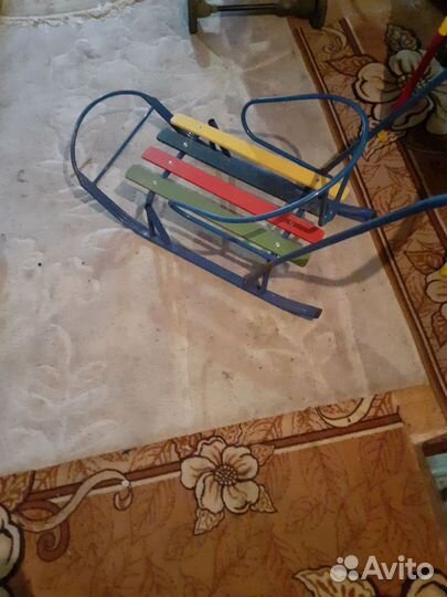 Детские зимние санки