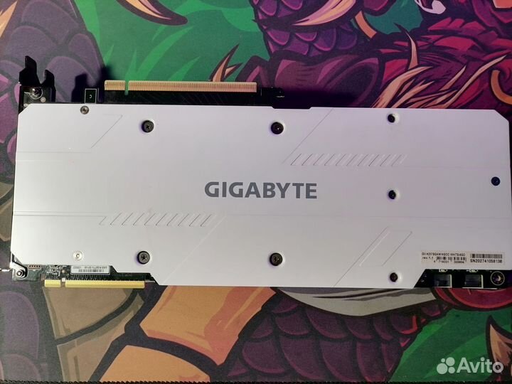 Gigabyte rtx 2070 Super 8gb 3x White