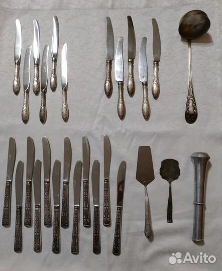 Ложки вилки мельхиоровые СССР