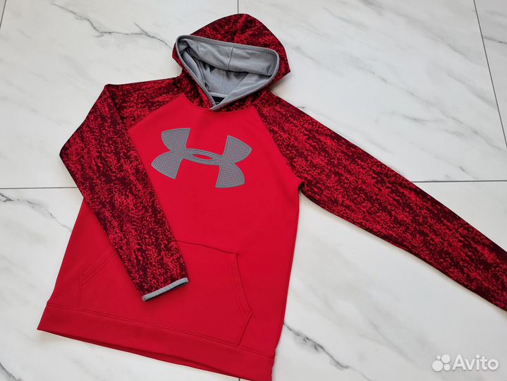 Худи Under Armour Big Logo Printed Hoody-RED YLG