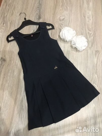 Школьный сарафан р128