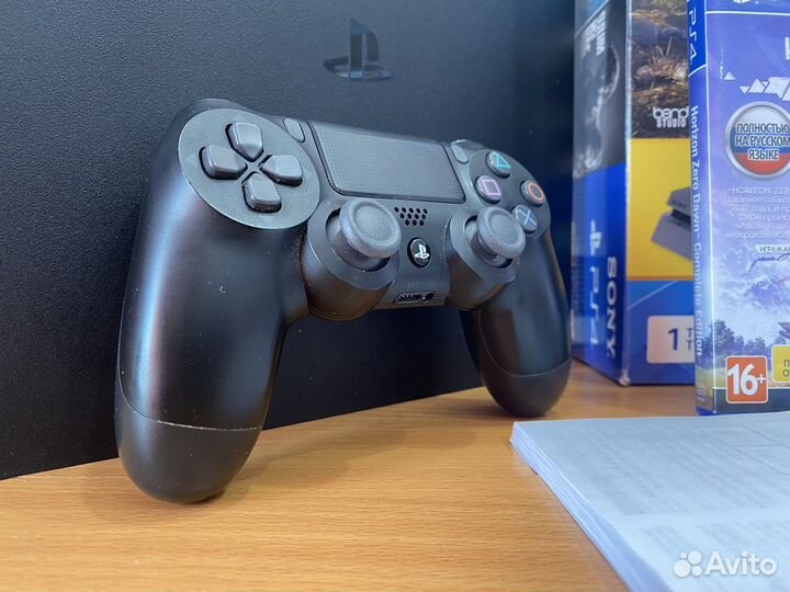 Sony PS4 Slim 1tb Как новая/Топ игры/Гарантия/чек