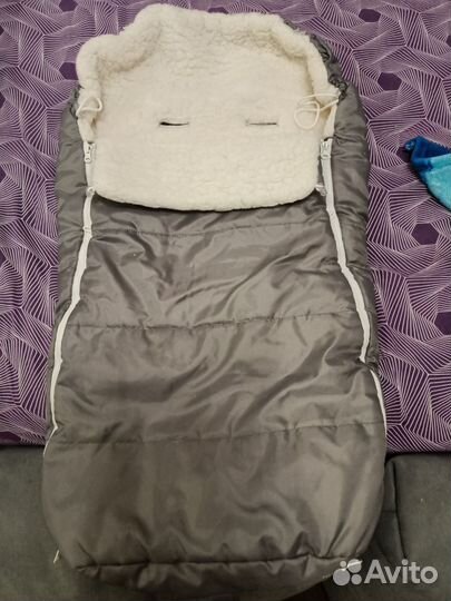 Зимний конверт в коляску
