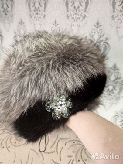 Шапка зимняя меховая женская