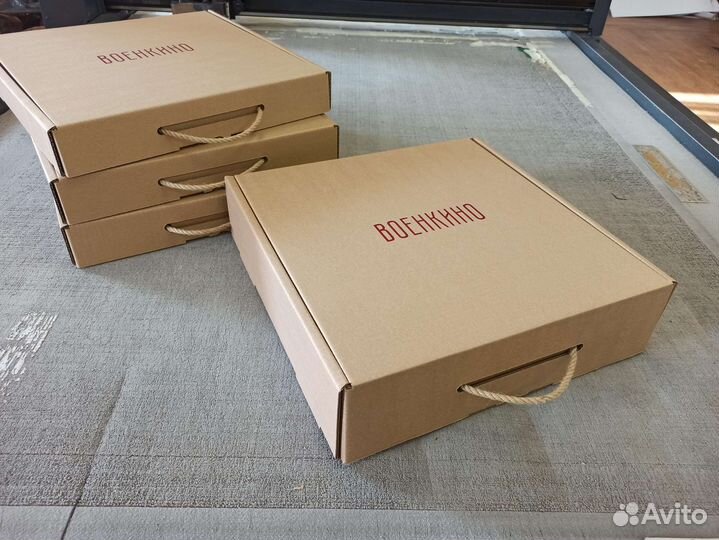 Вырезка коробок, резка картона, гофрокартона