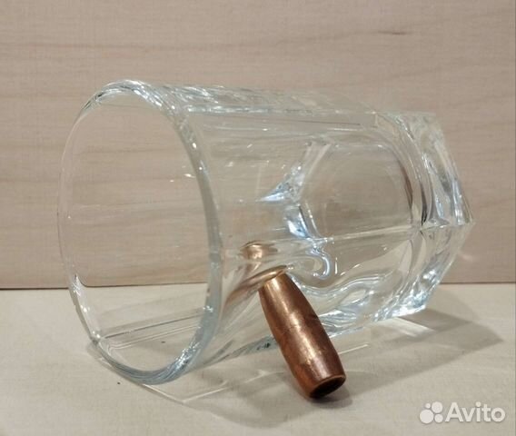 Стопка, рюмка с пулей 