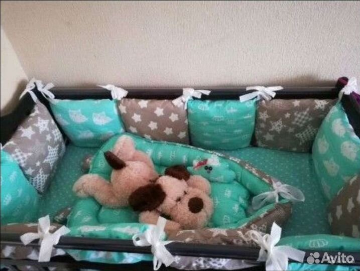 Бортики в детскую кроватку