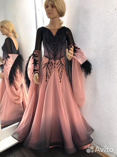 Платье Ю2 Молодежь для спортивно-бальных танцев