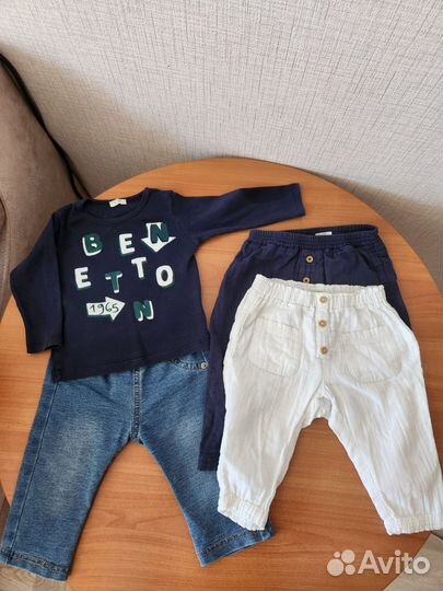 Летние вещи на мальчика пакетом 68-74 Beneton,Nike