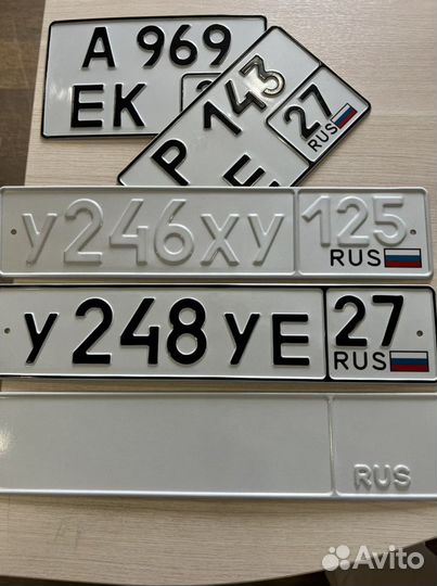 Изготовление дубликатов госномера