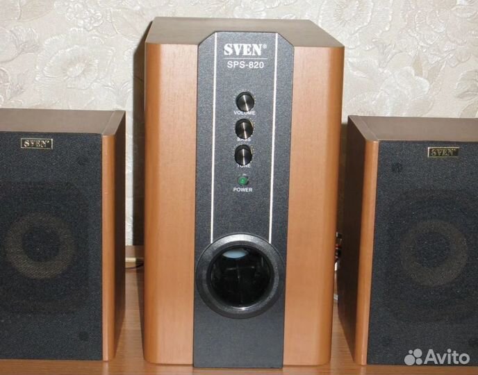 Колонки и сабвуфер акустические Sven SPS-820 Brown