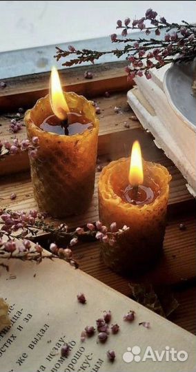 Свечи восковые натуральные