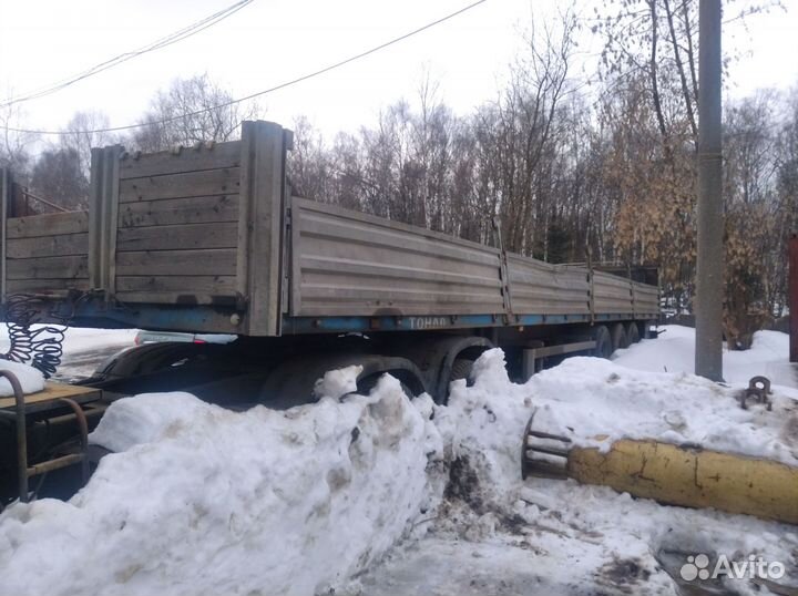 Полуприцеп бортовой Тонар 97461, 2006