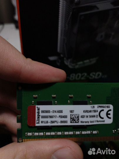 Оперативная память ddr4 Kingston 4gb