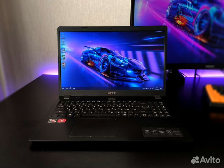 Свежий Ноутбук Acer Ryzen/SSD/8GB