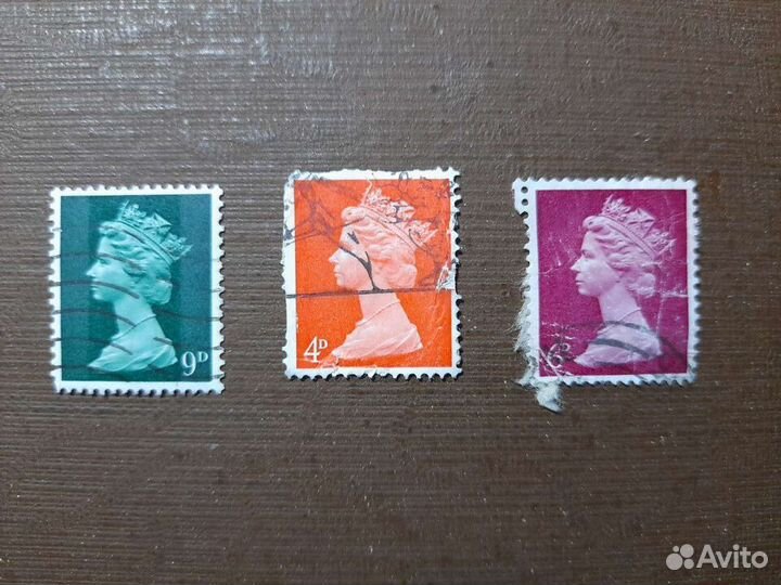 Марки. Англия. Албания. Италия