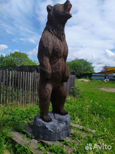 Резной - мишка