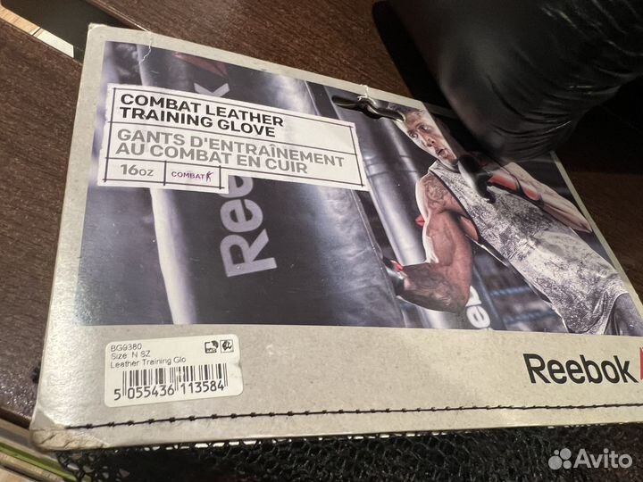 Кожаные Боксерские Перчатки 16 унций Reebok BG9380