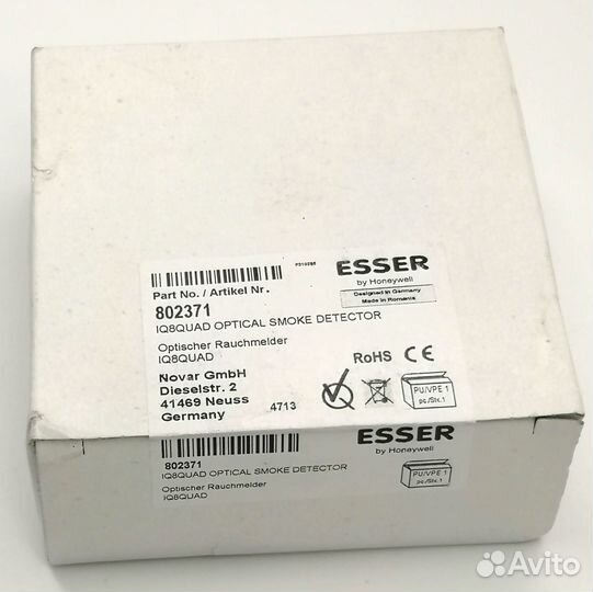 Извещатель пожарный дымовой Honeywell esser 802371