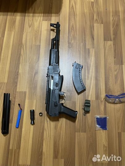 Игрушечный автомат на орбизах ак-74 м