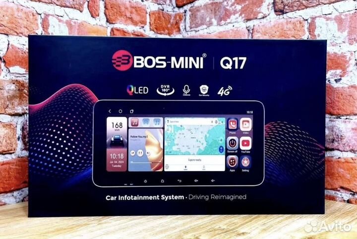 Магнитола android Bos-mini Q17 4/128 10,33