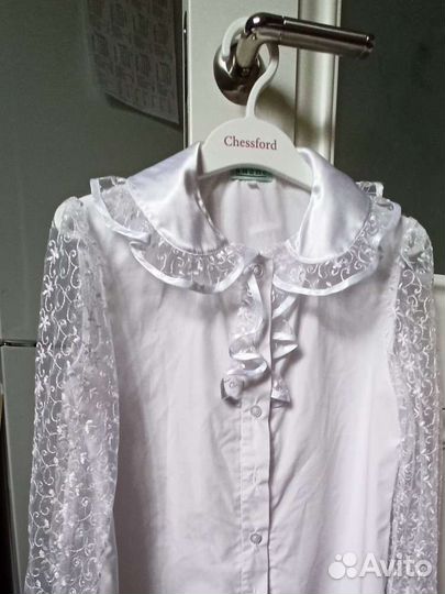 Блузка для девочки школьная 134