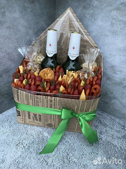 Мужской букет съедобный конверт