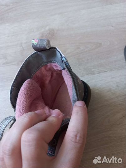 Ботинки демисезонные для девочки 25 размер