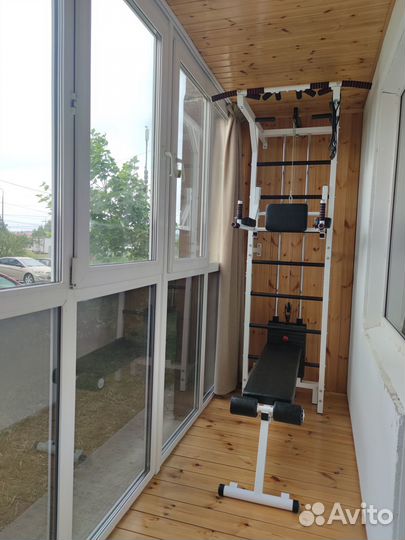 Продам усилен шведскую стенку с блочным тренажёром