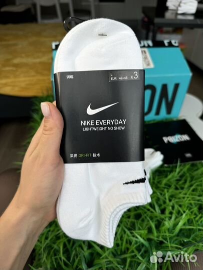 Носки nike низкие