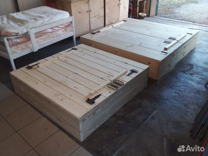 Детская песочница с крышкой