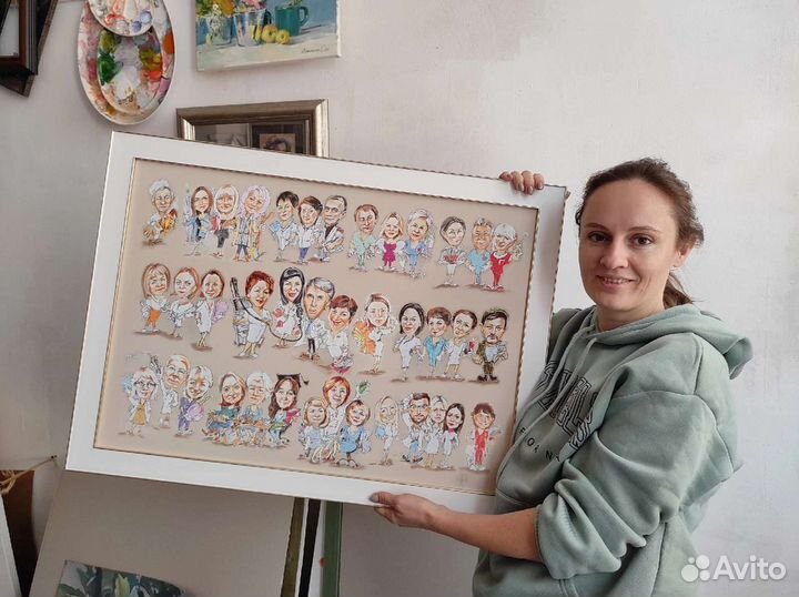 Шаржи на заказ по фото