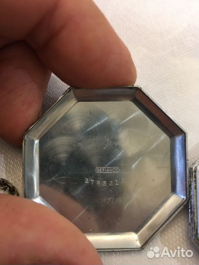 Старинные карманные часы waltham