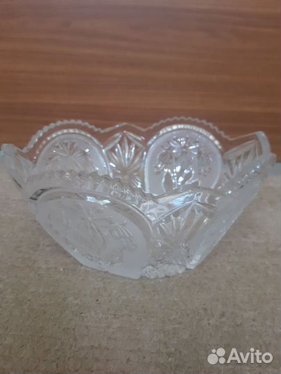 Хрустальные салатники СССР