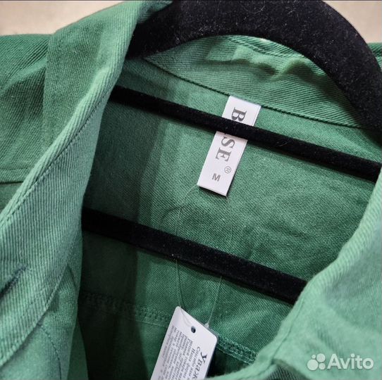 Джинсовая рубашка мужская