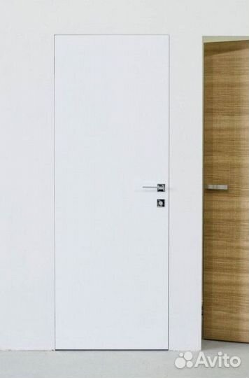 Скрытая дверь под отделку