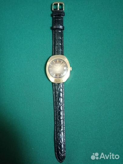 Часы полёт СССР позолоченные