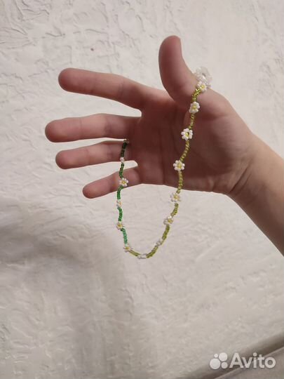 Колье из бисера