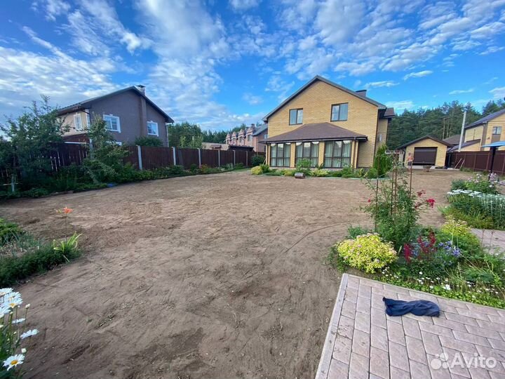 Рулонный газон под ключ