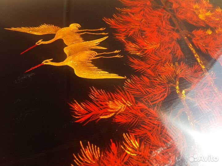 Винтажный лаковый альбом для фотографий