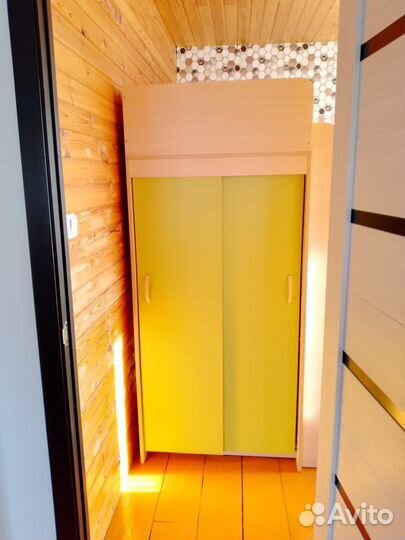 Детская кровать чердак со столом и шкафом