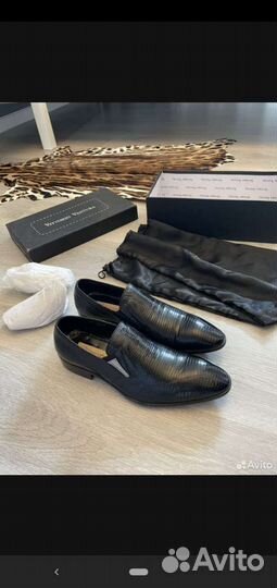 Туфли Италия мужские кожаные новые 40
