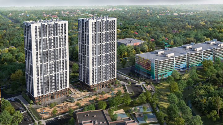 2-к. квартира, 56,3 м², 4/24 эт.