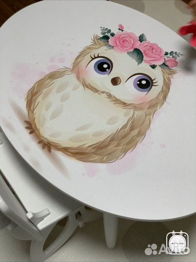 Детский стол и стул новый комплект