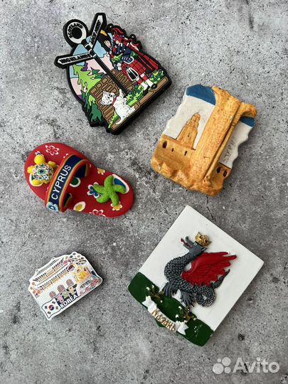 Магниты на холодильник из разных стран